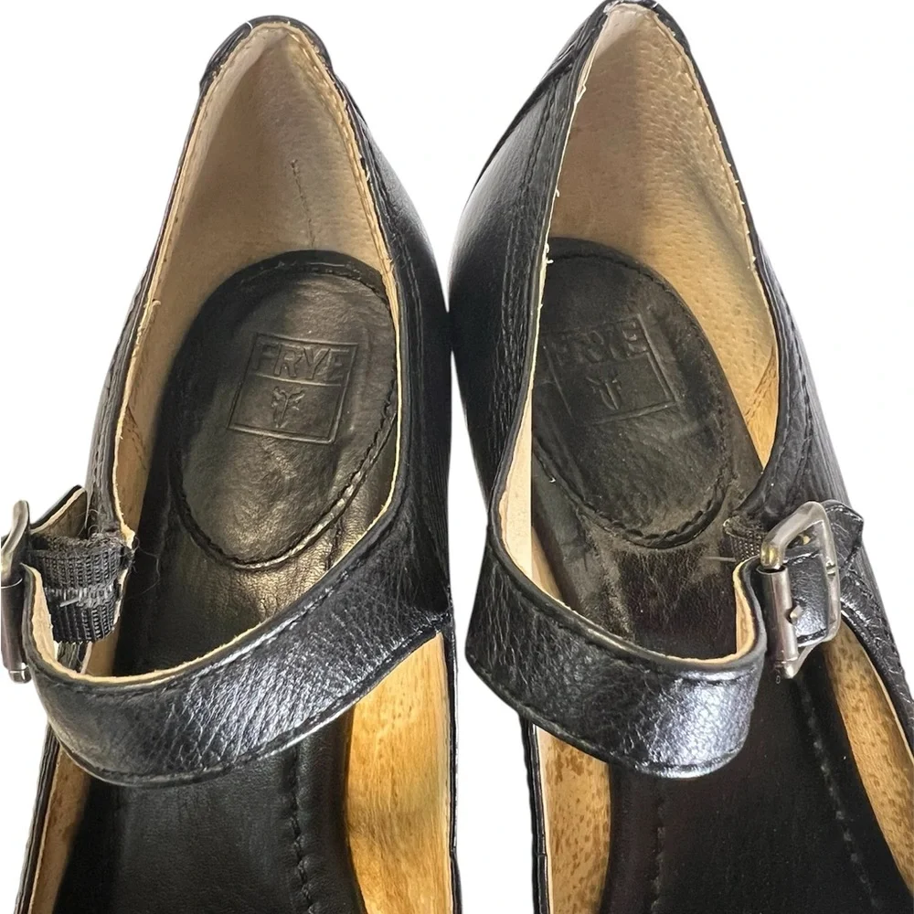 Frye Regina Wedge Mary Jane Size 10 - Picture 5 of 9